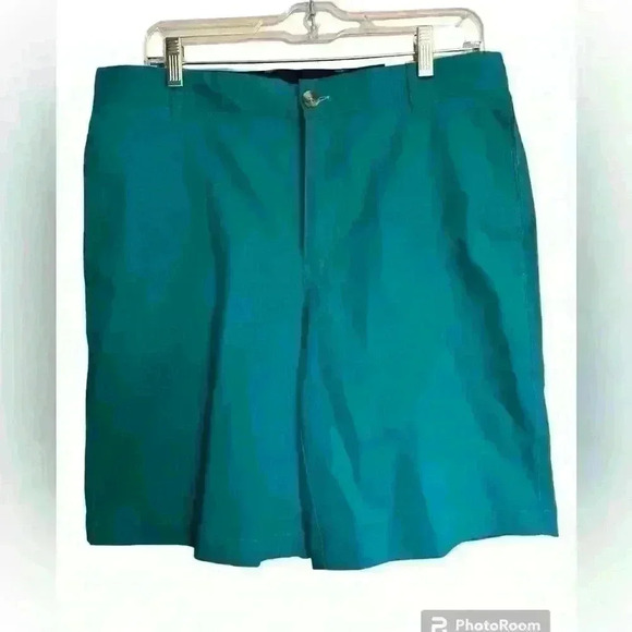 Tailorbyrd Collection NWT flat front, aqua men’s shorts. Size 32‎ - Picture 2 of 9